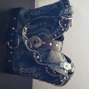 Boot purse(made from real cowboy boots)